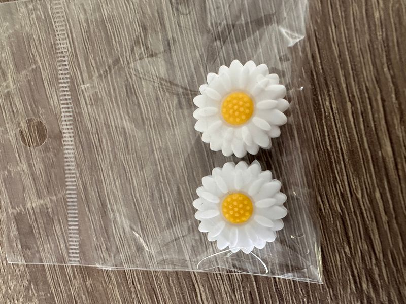 Maskestoppere 2 pk Blomster Hvite 