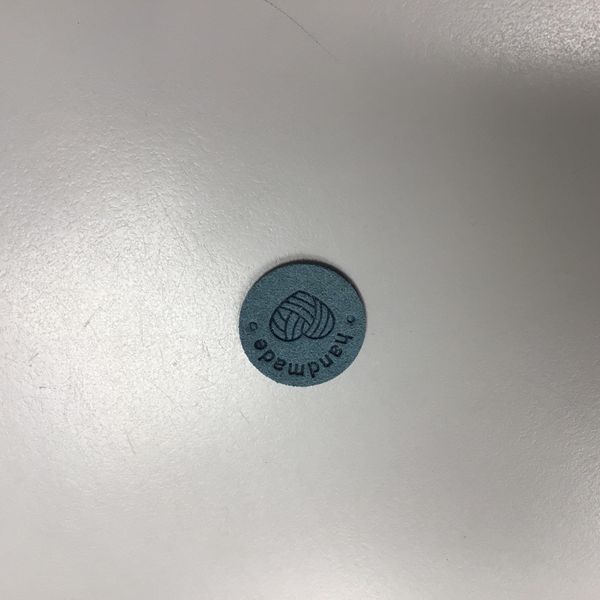 Hovedbilde Lapp Sirkel Handmade hjertenøste Blågrønn