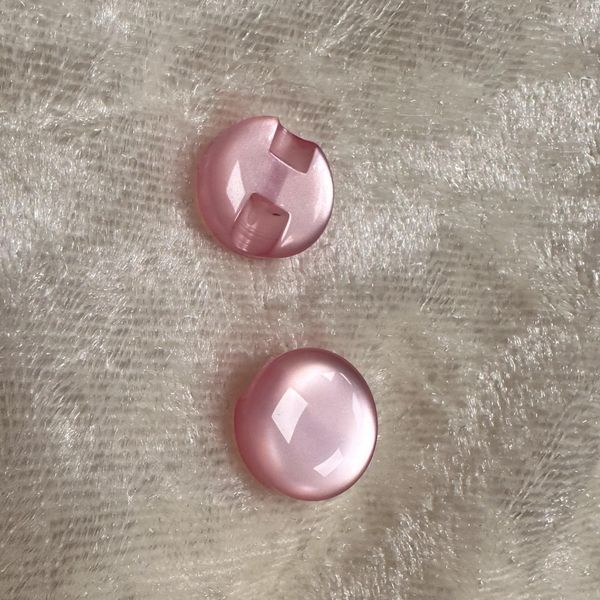 Hovedbilde Knapp Rosa med gjennomgående hull 