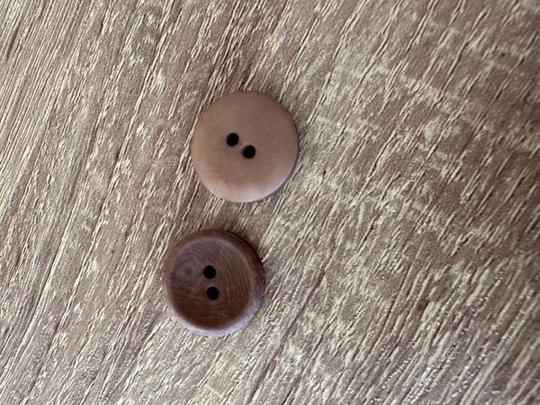 Hovedbilde Knapp Corozo Brun 1,7 cm 